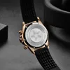 New PAGANI DESIGN Mens Quartz Watches Automatic Date Luxury Gold Wristwatch Men Waterproof Chronograph Japan VK63 Clock man 210329