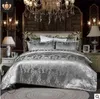 Luksusowe kołdry zestawy projektantów łóżko 3PCS Zestaw pościeli domowych Jacquard Duvet Bed Arkusz Twin Single Queen King Size Zestawy łóżka łóżka