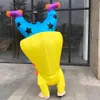 Nadmuchiwane zabawki nadmuchiwany kostium Odwrócony klaun Halloweenowe działania kreatywne Wydajność zabawny kostium imprezowy