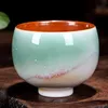 Kiln Change Crystal Glaze Tea Master Cup Single Bowl Ceramic Personality Small Teacup Cups & Saucers