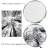 Black White Winter Forest Canvas Painting Picture Nature Scenery Wall Art Scandinavian Poster Nordic Minimalist Landscape Decor Pa5941684