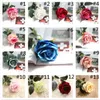 Kunstbloem Rose Silk Flowers Real Touch Peony Marrige Decoratieve Bruiloft Decoraties Christmas Decor 13 Kleuren WY1431-WLL