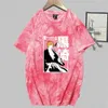 Bleach Anime Curta Manga Redonda Pescoço Tie Tye Imprimir T-shirt Y0809