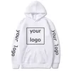 New Custom Hoodies DIY Image Print Clothing Customized Sport Casual Sweatshirt Hoodie Pullover Size XS-4XL Y211118