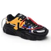 Qualité Femmes Sports Top Hommes Taille extérieure Chaussures de course Jaune Rouge Orange Noir Blanc Bleu Vert Coureurs Baskets à lacets Baskets Code: 16-D222 15020