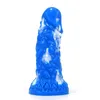 NXY Anale Speelgoed Yocy Nieuwe Alien Gevormde Fake Penis Siliconen Backyard Kleur Plug Monster Toy Paar Leuk Masturbatie Apparaat 0314