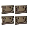 Party Decoration 4Pcs Vintage Antique Bronze Drawer Ring Pull Handles Cabinet Door Furniture Handle5280982