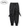 Faborki spodnie Cargo Mężczyźni Casual Streetwear Harajuku Hip Hop Trendy Casual Youth Slim Spodnie Stylowe męskie Spodnie jogger 210715