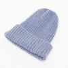 Women Solid Knitted Warm Soft Trendy Hats Simple Korean Style Womens Acrylic Casual Caps Elegant All-match Beanie