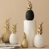 Ananas Ananas Décoration Nordic Fruit Forme Golden Ananas Décoration Résine Noir Blanc Maison Chambre Bureau Décor À La Maison 210607