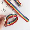 Ins Nepal Rainbow Woven Bracelets LGBT Lesbians Gays Bisexuals Bangle Women Braided Women Pride Men Couple Friendship Jewelry