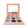 Paleta de sombras de ojos vacía con agujero de 36mm, ninguna marca acepta logotipo personalizado, paletas de sombras de ojos DIY, viene sin polvo