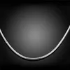 3mm змеиные ожерелья с цепями змеи 925 Стерлинговые серебристые мужчины Женщины гладкие лобстеры CLASPS цепочки подходят кулон очарование DIY ювелирные аксессуары 16 18 20-24 дюйма