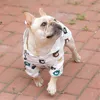 Cool animal de compagnie chat chien vêtements dessin animé impression conception imperméable chiot imperméable bouledogue Teddy Bichon animaux vêtements