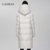 Gasman Moda Brand Down Parka Kurtki Zimowe Damskie Płaszcz Długi Gruby OutWearwarm FemaleJacket Plus Size 206 210917