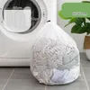 6 Stück Wäschewaschbeutel mit Kordelzug, 4 Größen, Waschmaschinen-Kleidungsschutznetz, Polyester, spezielle Unterwäsche, Reinigungspflege