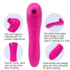 Hiwup Sex Sucking Toys Giocattoli Vibratore Potente clitoride Sucker Pompino Tongue Stimolatore Nipple VAGINA PUMINA PUMINA POMPA POMPA PER DONNA X0401