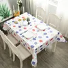 Nappe PVC Rectangula Fruits Imprimé Nappe Imperméable À L'huile Cuisine Salle À Manger Couverture Tapis Toile Cirée Antifouling