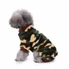 Vêtements pour chiens uk vaches animaux de compagnie dot camouflage pyjamas chats combinais