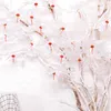 300 cm Sztuczne Fake Rośliny Liści Elastyczne Kwiat Winorośli Prawdziwe Dotykowe Oddziałów Liana Wall Wiszące Rattan Wedding Decoration 210624