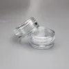 2021 3ml Limpar Base Vazio Recipiente de Plástico Jars Pot 3gram tamanho para creme cosmética Sombra de olho Nails jóias em pó