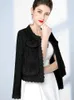 Women's Jackets Autumn Spring Fashion Women Black White Lace Long Sleeve Coats And , Fall Female Womens 3xl 4xl Elegant Short Coat