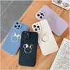 Moda dos desenhos Animados Linha Mouse Caso de Mobile Capas de Telefone Telefone Para IPhone13 11Pro Max 7 8 Plus X XR 12 Pro XS Borda Macia à Prova Capas Capa Traseira