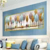 Rich Tree Leaf Pictures Nordic Style Modern Decoration Canvas Schilderij Wall Art voor Woonkamer Neffen Bank Achtergrond Geen frame