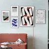 絵画抽象不規則なパターンポスターファッションウォールアートキャンバスリビングルームホームDECO7561477の絵画絵