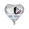 18-inch party supplies Valentine's Day aluminum foil wedding peach heart balloons