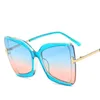 Occhiali da sole da uomo firmati di marca 2021 Occhiali da sole da donna quadrati oversize Occhiali da sole femminili con montatura grande Tonalità colorate per Oculos