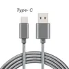 USB Type C Кабельный металлический корпус Плетентет прочный высокоскоростной зарядное устройство Micro для Android для Android