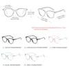 Fashion Sunglasses Frames Vintage Glasses Women Men Round Clear Optical Eyeglasses Frame Transparent Lens Spectacle Unisex Anti Blue Light