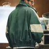 Giacche con doppia cerniera staccabile Maden per uomo ARMY Bomber Abbigliamento da lavoro vintage Giacca ad asciugatura rapida Uomo Ardena Green 211214