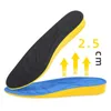 Hoogte Verhoog Blauwe inlegzolen 2 5 cm Boogsteun schoenpad voetverzorging PU Materiaal Anti-slippery Zwarte binnenzool voor mannen en vrouwen239c