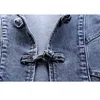 Autumn Fashion Butterfly Brodery Denim Jacket Women Outwear Chaquetas Mujer Stand Collar Slim Short Jeans Jackets Coat Female 211025