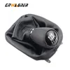 Leather Gear Shift Knob bellows frame Seat Leon 1 MK1 For Toledo II MK2 Gaiter Boot Cover and Frame Base Shifter 12mm