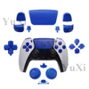 أدوات التحكم في اللعبة joysticks yuxi استبدال DIY غطاء القشرة الأمامية الخلفية الأمامية مع أزرار مجموعة كاملة الزخرفة ل PS5 dualsense 5 c