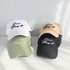 Studenti Berretto da baseball Amante Coppie Cappelli Cappello da sole estivo Snapback Berretto da baseball moda Donna Uomo Berretto Cappello da papà Verde Bianco