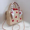 natural straw bag