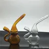 Martian Glass Blunt Bubbler Fish Bowl Blunt Bubbler Goose Neck Glass Bubbler Bong Joint R￶kande Bubble Water Pipe Glass Pipes Mini Bong