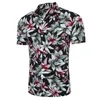 Zogaa 남성 셔츠 짧은 소매 캐주얼 셔츠 패션 클래식 드레스 플로랄 프린트 여름 하와이 의류 남성용