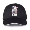 Låt oss gå Brandon Flag Solglasögon Baseball Cap Hat Solid Color sport Sun Casquette Women Snapback Hip Hop Casual Czapka Boys