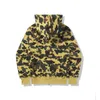 Män kamouflage hooded hoodies camo cardigan jackets tröja hip hop tröja streetwear coat s-3xl 1580#