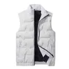 Nieuwe Collectie Mode Super Grote Winter Mannen Stand Collar Down Vest Zipper Casual Dikke Witte Eend Down Plus Size M-4XL5XL 6XL 7XL Y1103