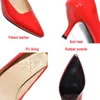 Décolleté Scarpe 6cm Tacchi Donna 2021 Moda primavera Pelle verniciata Ragazze Pompa Ufficio Donna 8 colori Rosso Festa di nozze Dimensioni personalizzate Dropshiping e vendita all'ingrosso