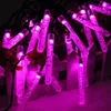 4,8 м 20 Светодиодные пузырьковые сосульки Fairy String Light Solar Power Party Party Lamp - Multicolor