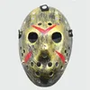 NEUMaskenmasken Jason Voorhees Maske Freitag der 13. Horrorfilm Hockeymaske Gruseliges Halloween-Kostüm Cosplay Kunststoff-Partymasken ZZF1314