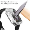 Bling Diamond Watches Case for apple watch covers 38mm 42mm 40mm 44mm band Tempered Glass Screen Protector Cover iWatch series 1 24683169