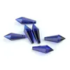 100 шт. 38 мм Стеклянная сосулька Призма Висит темно-синий цвет Crystal Crystal Crystal Shop Свадьба / Украшение дома